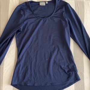 Athleta Long Sleeve Breathable Racer Top